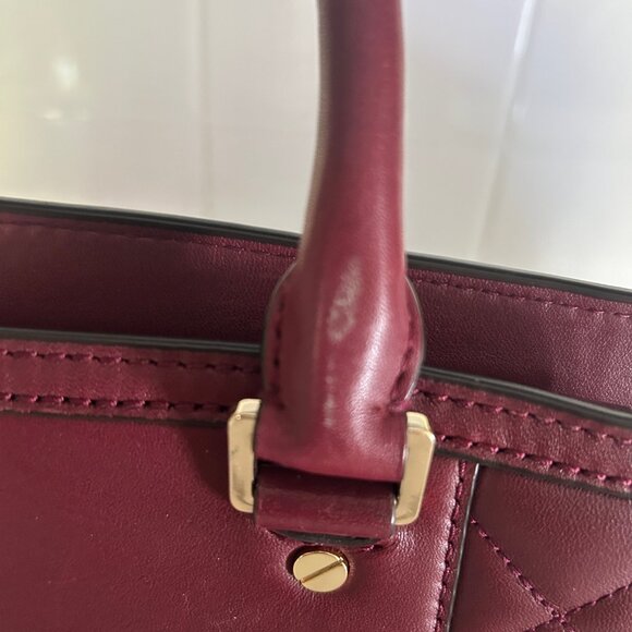 Michael Kors Selma Large Zip Quilted Leather Satchel Bag Purse - LIKE NEW! - Picture 7 of 9